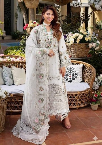 CHICKENKARI COLLECTION&nbsp;   FABRIC (SHIRT)…………..LAWN (TROUSER)……..LAWN (DUPATTA)………KHADDI NET